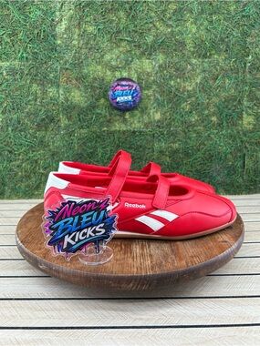 Reebok Red Mary Jane sneakers